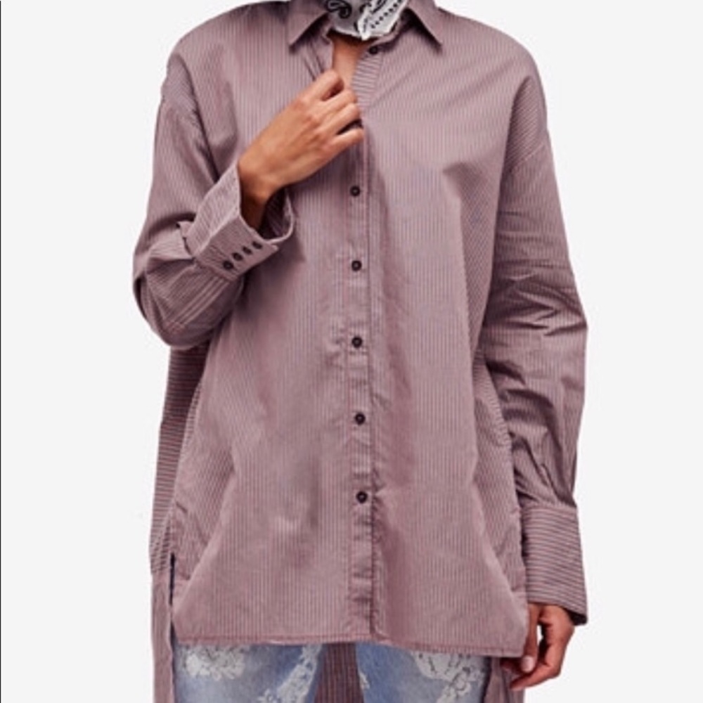 Free People Lakehouse Button Down, size M